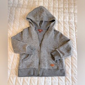 5/$15 Closet Sale!  Boys 4T grey zip up hoodie, 7 for all mankind